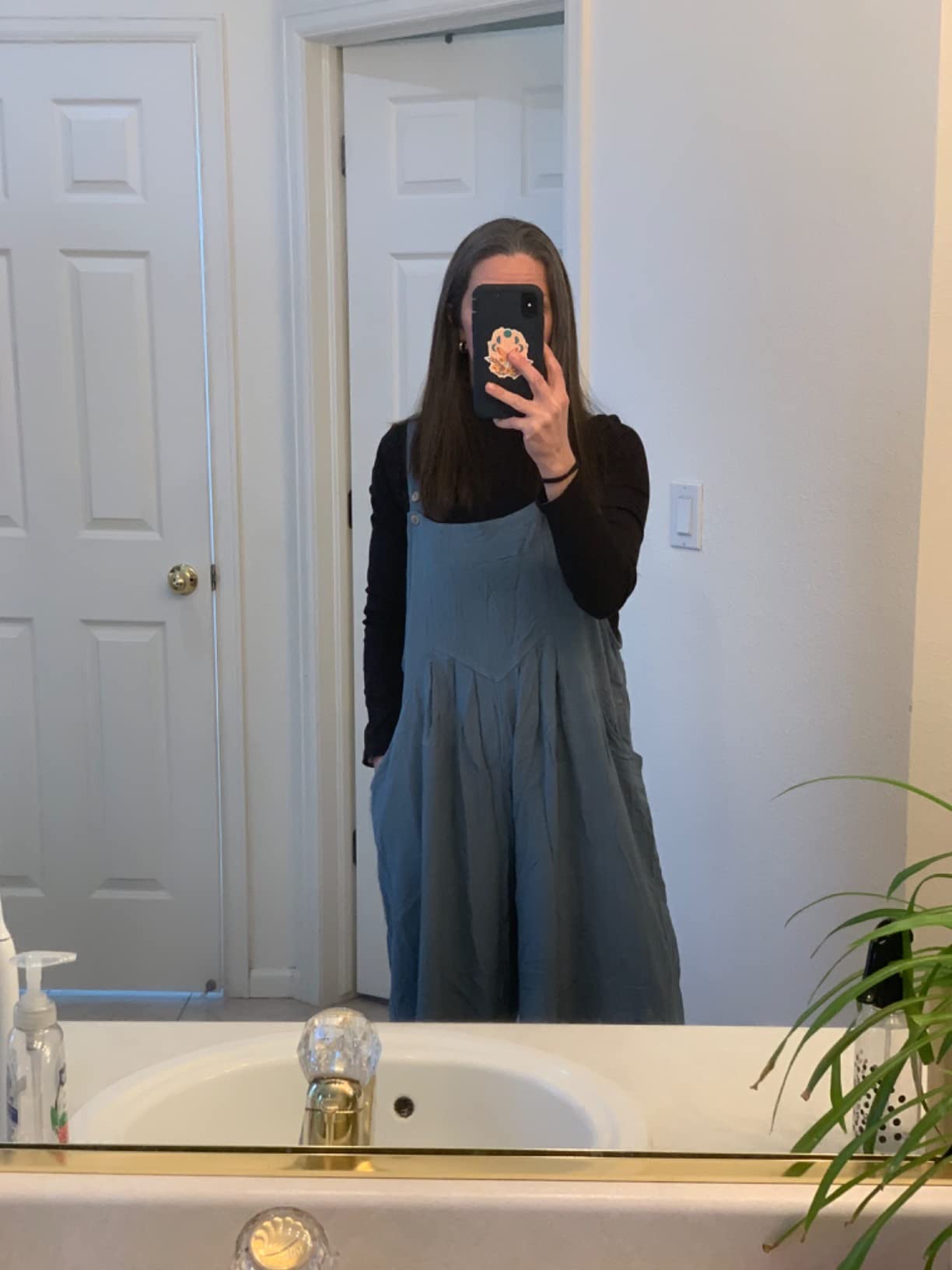 Weitschritt Latzhose mit verstellbaren Trägern – bequemer Jumpsuit für Damen