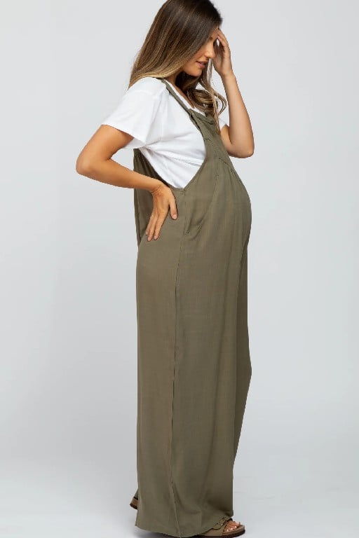 Weitschritt Latzhose mit verstellbaren Trägern – bequemer Jumpsuit für Damen