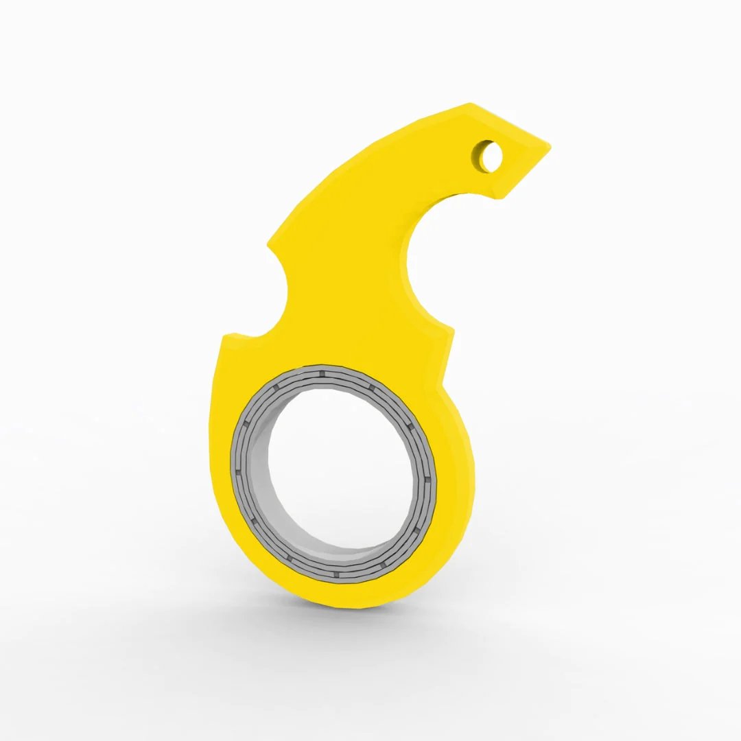Das Original Karambit Spinner – Metall Finger-Kreisel für Stressabbau