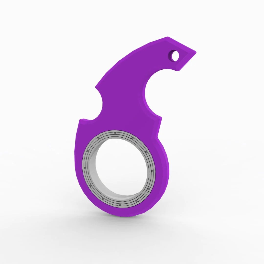 Das Original Karambit Spinner – Metall Finger-Kreisel für Stressabbau