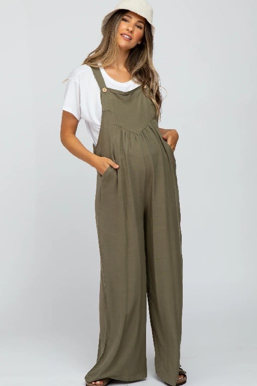 Weitschritt Latzhose mit verstellbaren Trägern – bequemer Jumpsuit für Damen