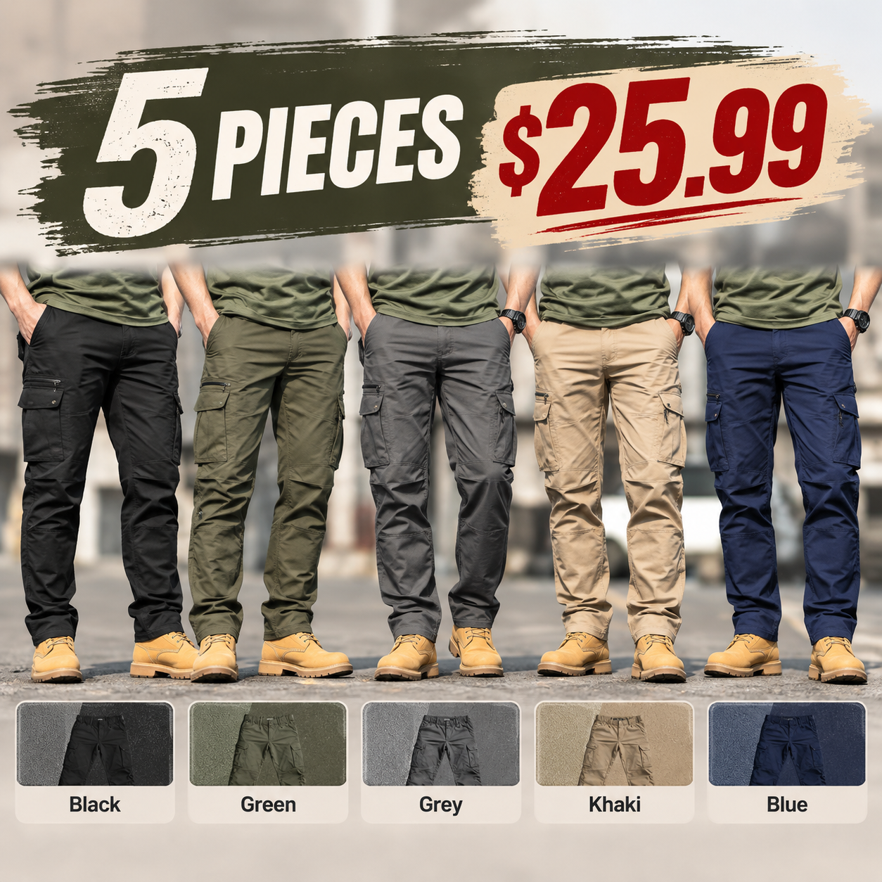 ✨🧥🔥 Men's Tactical Trousers with Waterproof and Windproof Protection for Outdoor Use