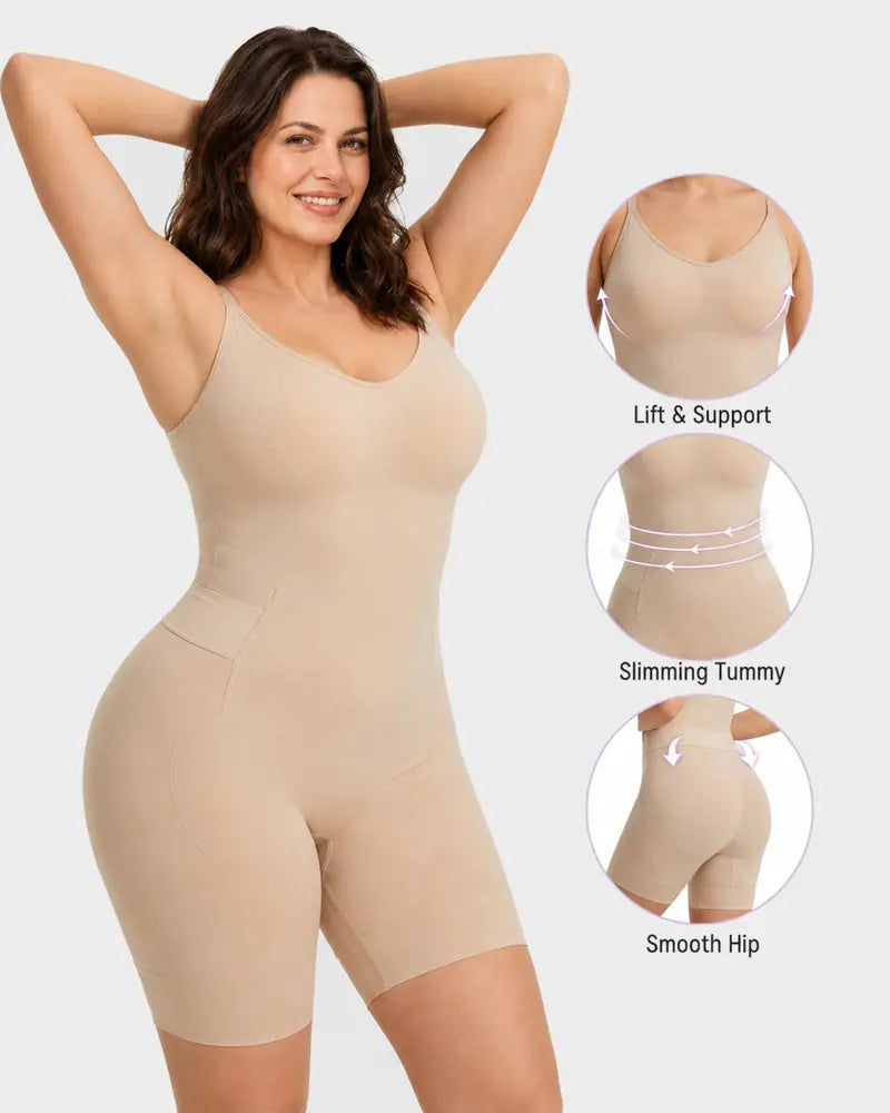 All-in-One Shapewear-Bodysuit mit Easy-Off-Verschluss