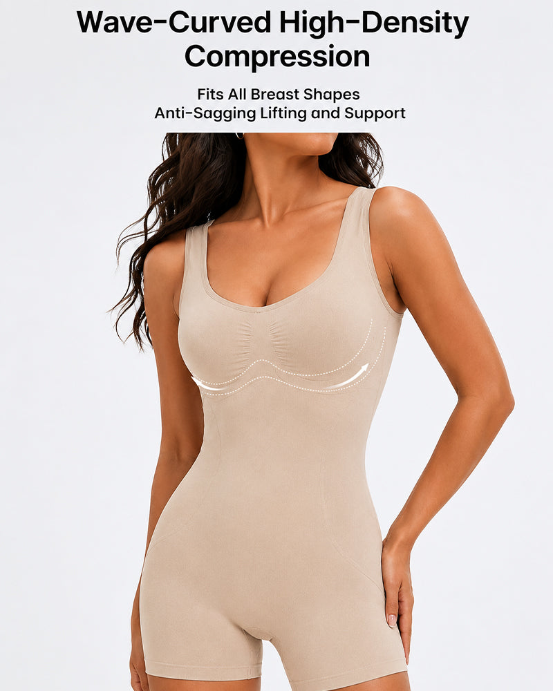 Elastischer nahtloser Bauchweg-Body Shaper