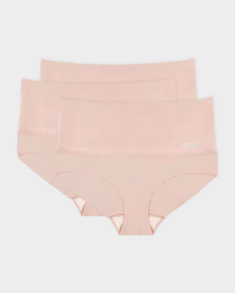 3er-Pack High-Waist Bauchweg-Slips