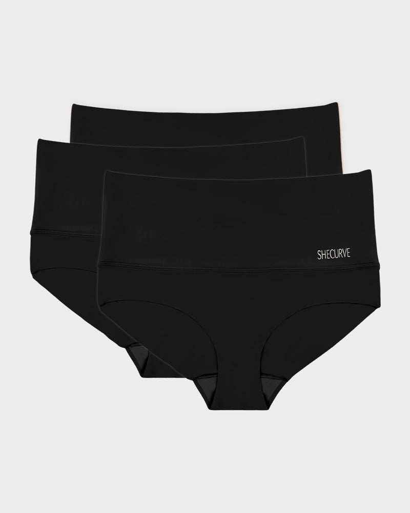 3er-Pack High-Waist Bauchweg-Slips