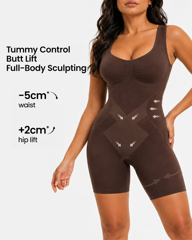 Elastischer nahtloser Bauchweg-Body Shaper