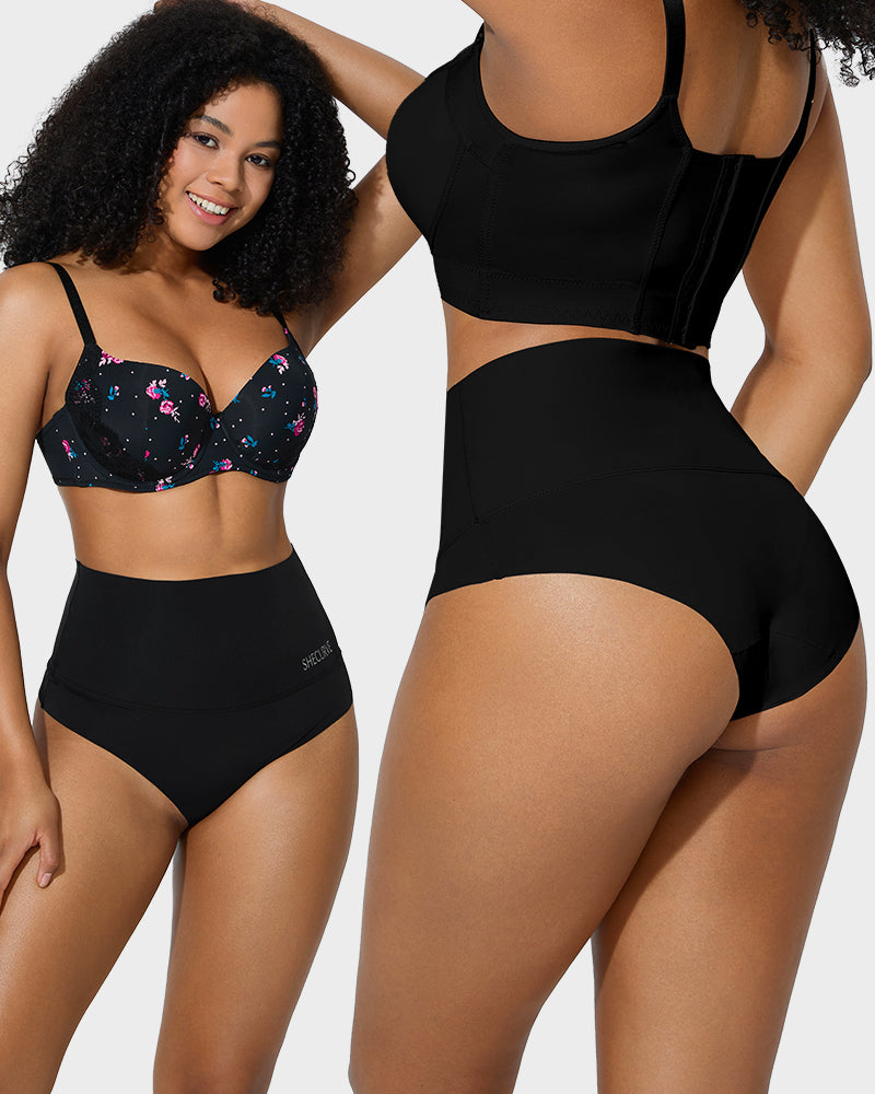 3er-Pack High-Waist Bauchweg-Slips