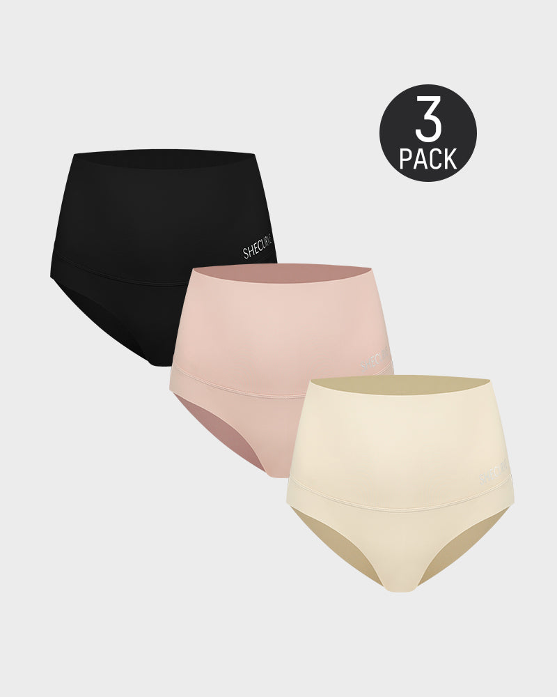 3er-Pack High-Waist Bauchweg-Slips