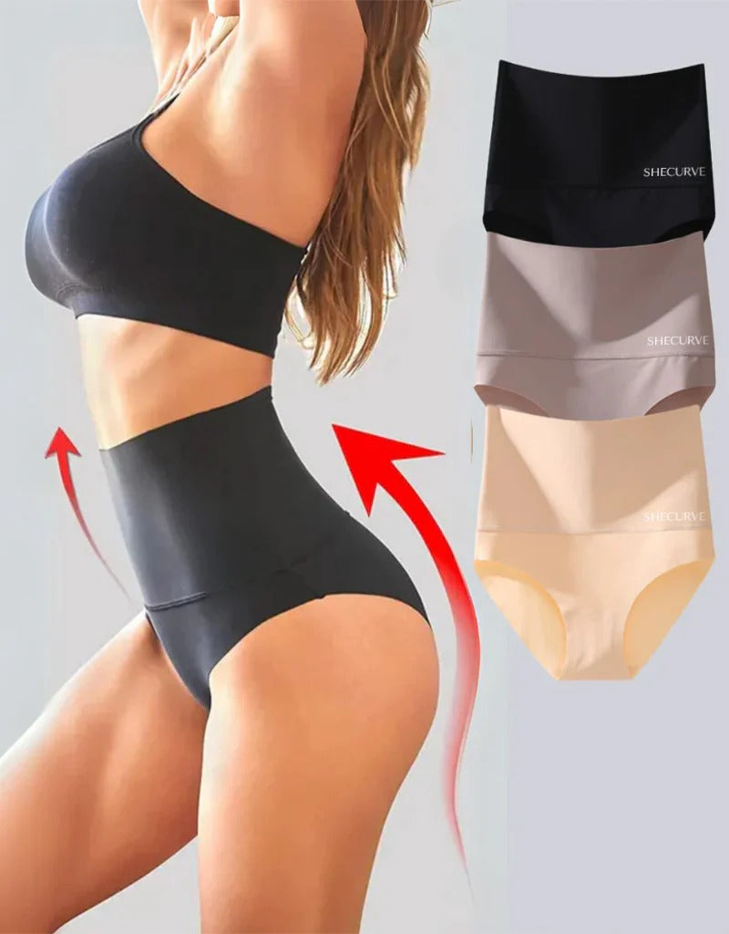 3er-Pack High-Waist Bauchweg-Slips