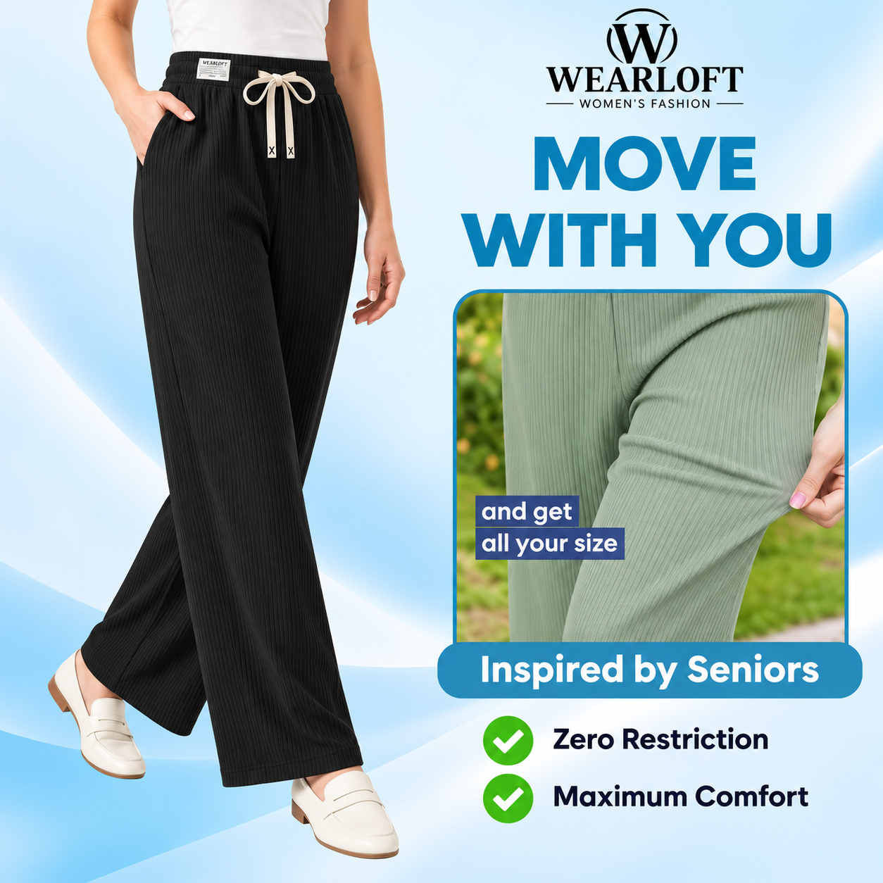 EveraSoft - LAST DAY 70% OFF | Women's Ultra Soft Perfect Drape Pull-On Pants