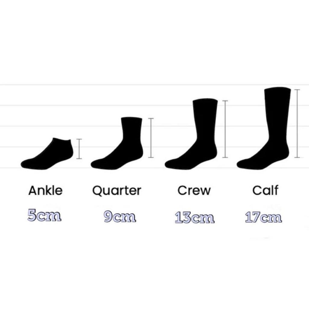 Socks Cotton Unisex Free Size Sport Running Stokin Lelaki Perempuan