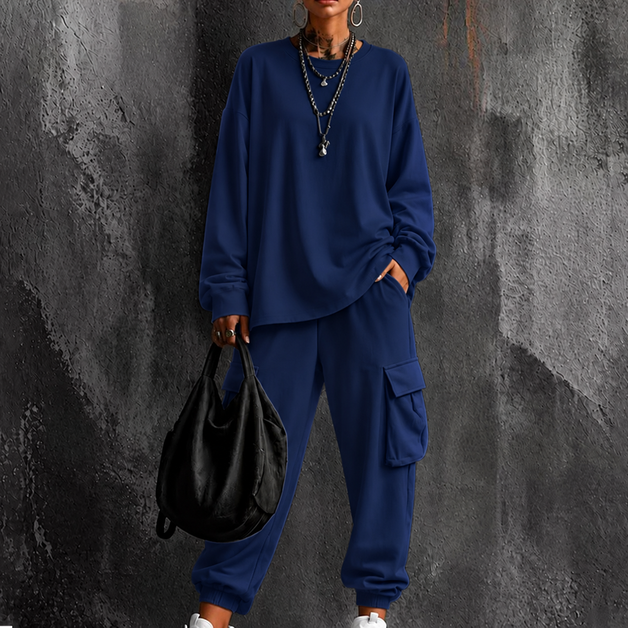 🍂 FALL SALE | 8 Women's 2-Piece Outfit Sets for Just $26.95 – Casual Crewneck Tops & Cargo Pants