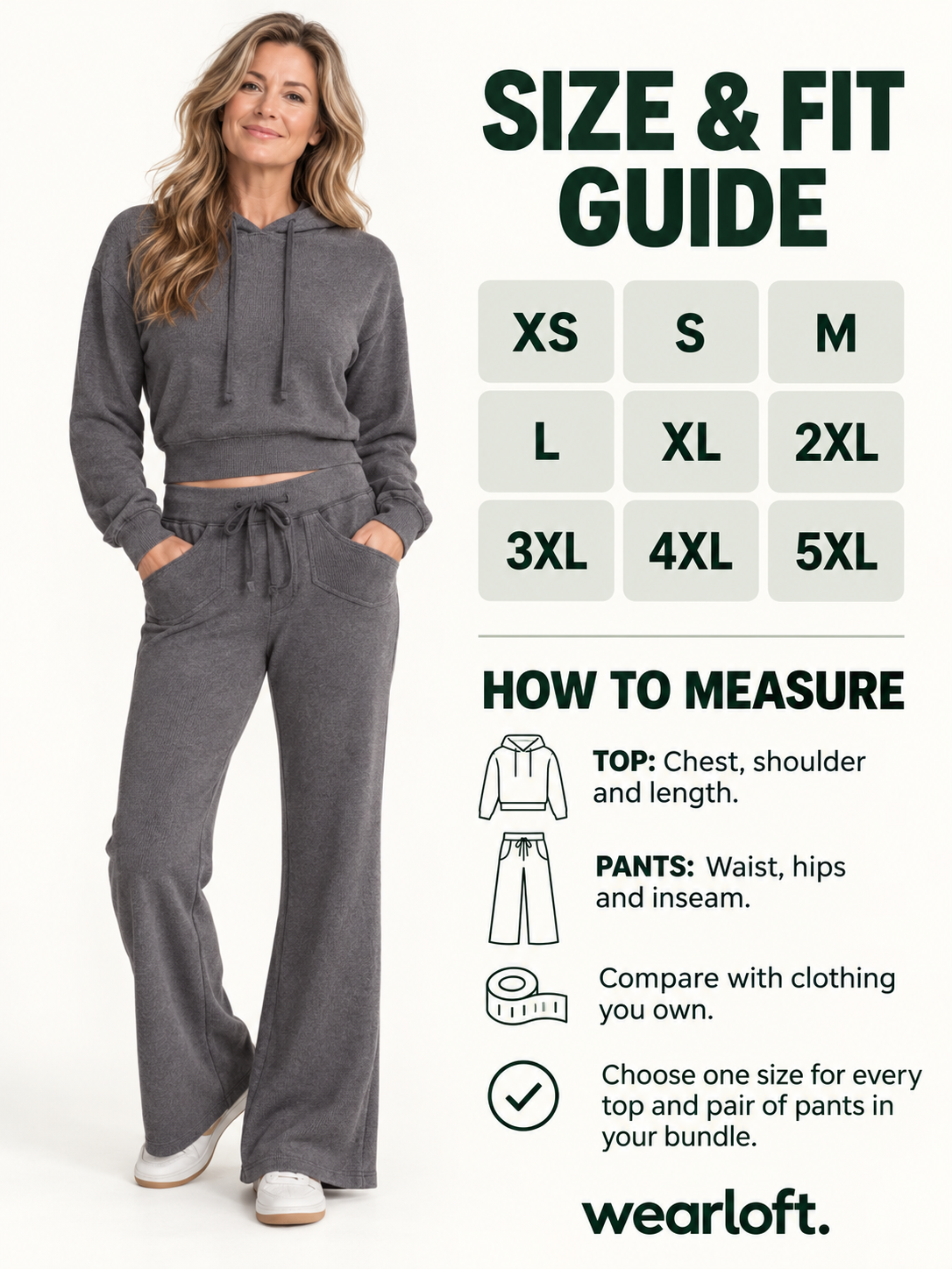 wearloft Size Fit Guide 3