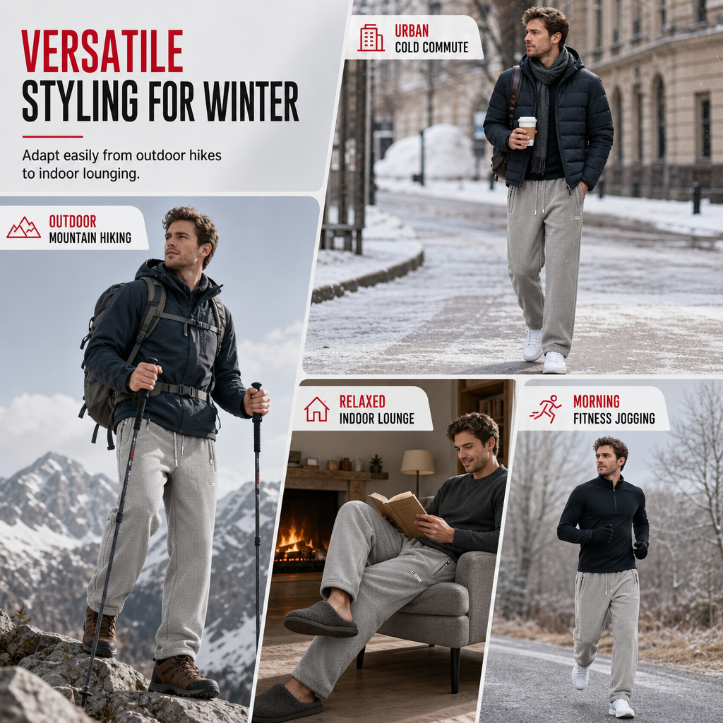 🔥 5 Fleece-Lined Thermal Pants for ONLY $25.99! ❄️ Warm & Cozy Winter Pants for Men & Women⏳