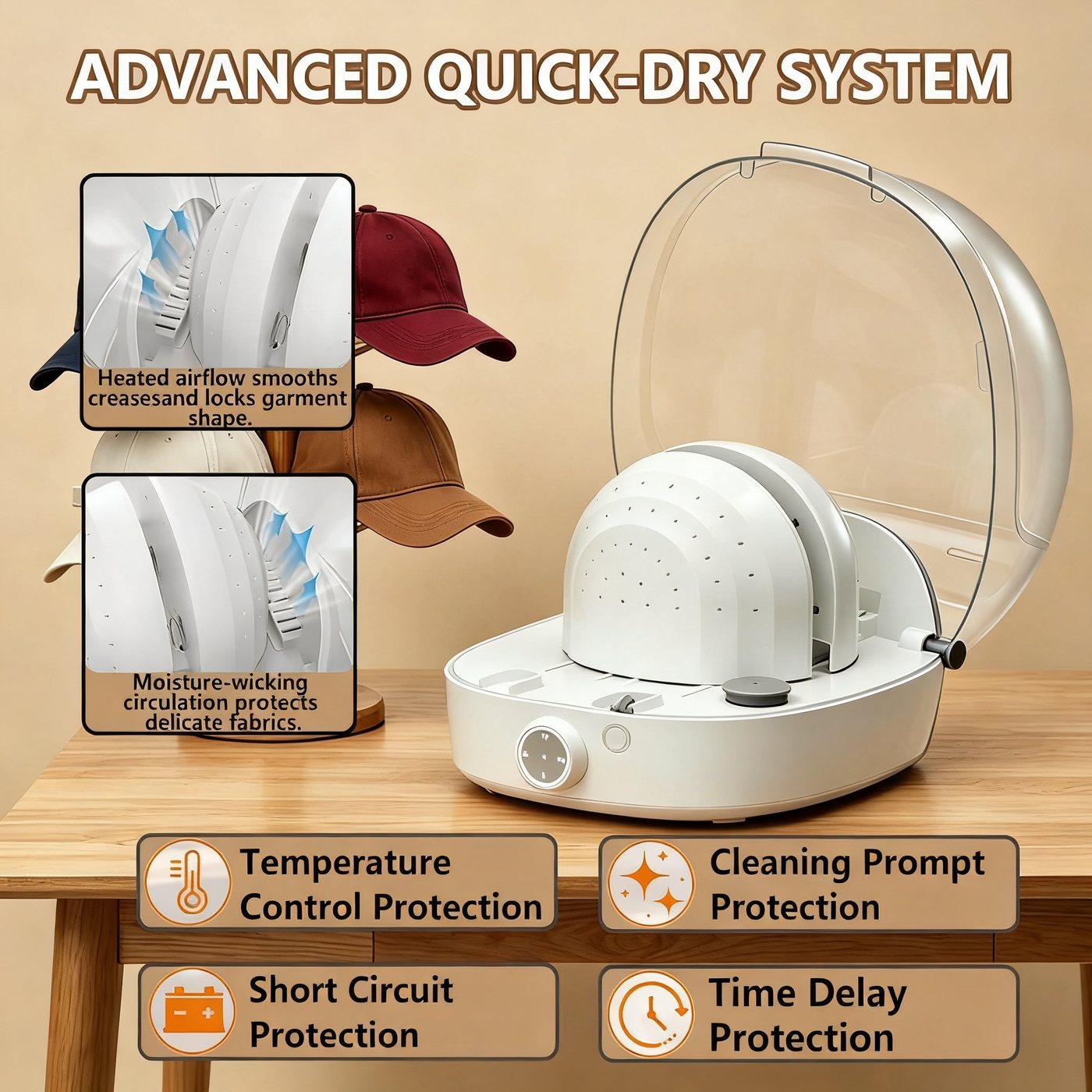 Aygience Hat Care Machine with Steam