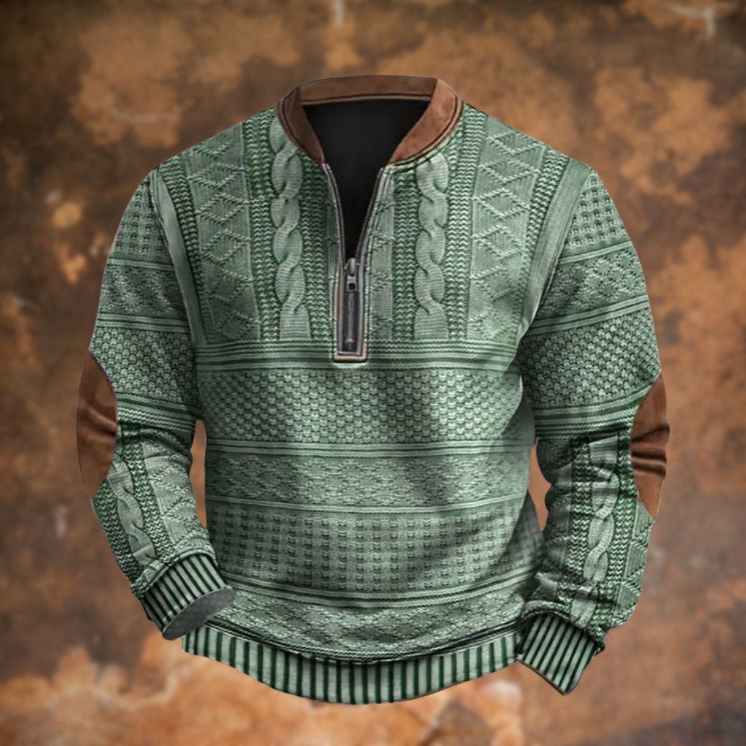 voguevina – Strickpullover mit Reißverschlussdetail