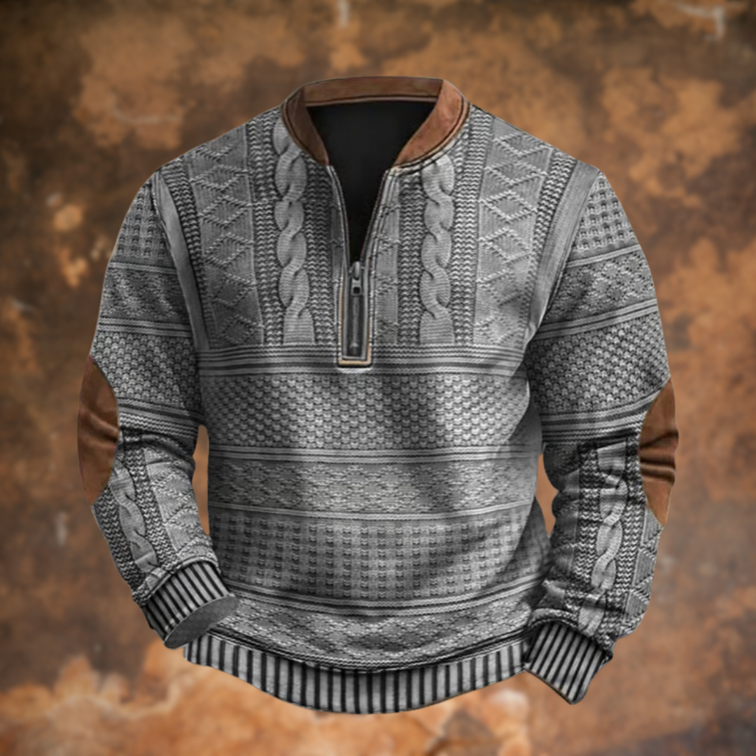 voguevina – Strickpullover mit Reißverschlussdetail