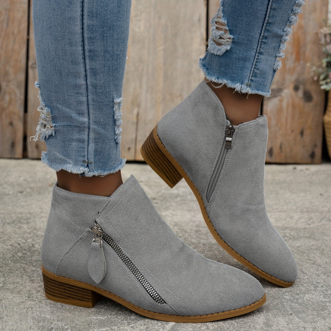 voguevina™ Bequeme Damen Stiefeletten, viele Farben, ideal für Herbst und Alltag