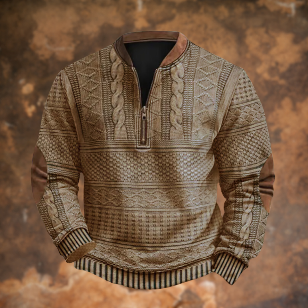 voguevina – Strickpullover mit Reißverschlussdetail