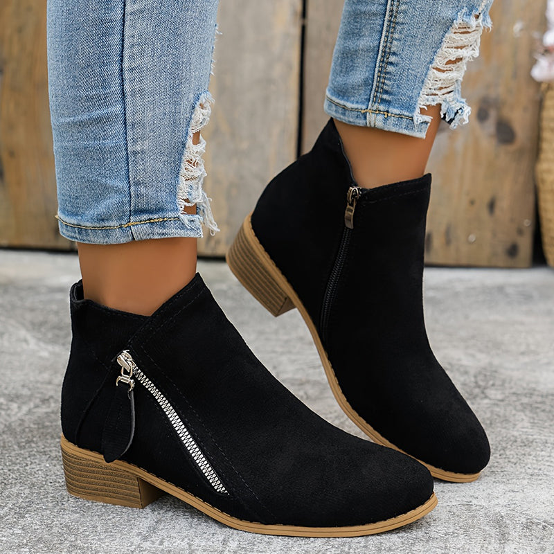 voguevina™ Bequeme Damen Stiefeletten, viele Farben, ideal für Herbst und Alltag