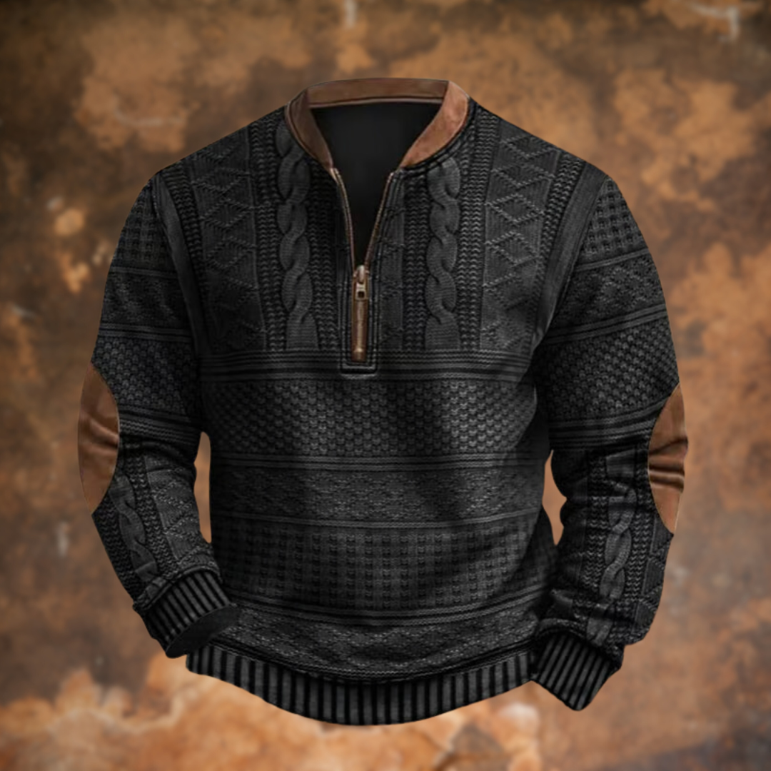 voguevina – Strickpullover mit Reißverschlussdetail