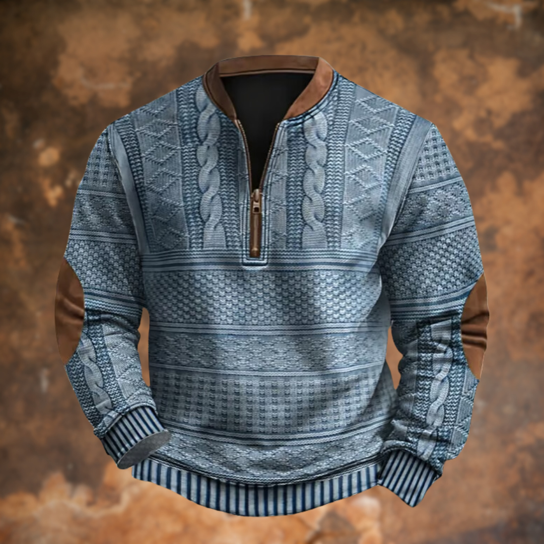 voguevina – Strickpullover mit Reißverschlussdetail