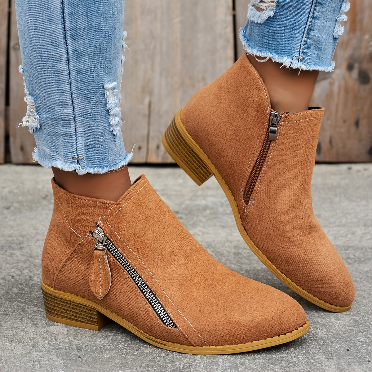 voguevina™ Bequeme Damen Stiefeletten, viele Farben, ideal für Herbst und Alltag