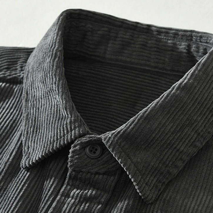 voguevina| Patch-Theory-Hemd aus Cord