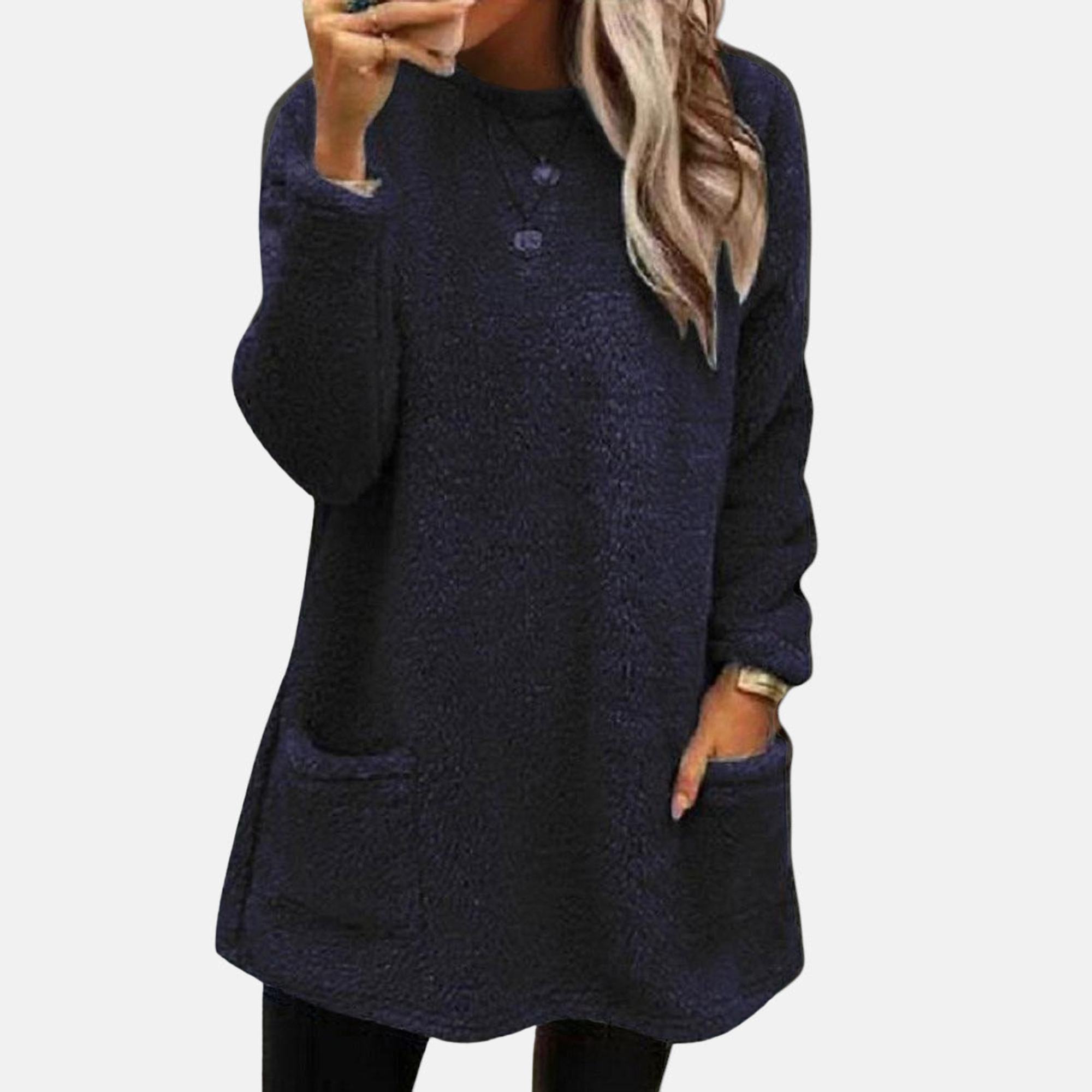 voguevina™ -  Mittellanges Shirt Pullover