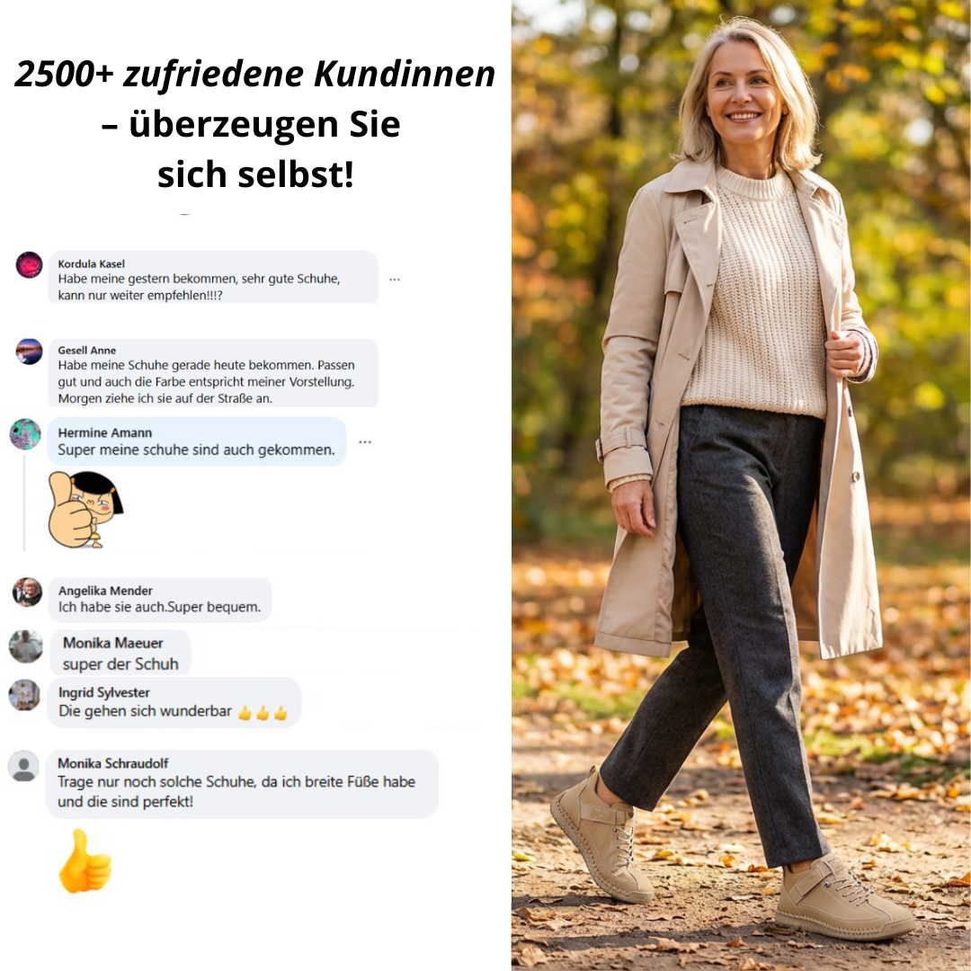 voguevina™ – Komfortable & Schmerzfreie Orthopädische Sneakers