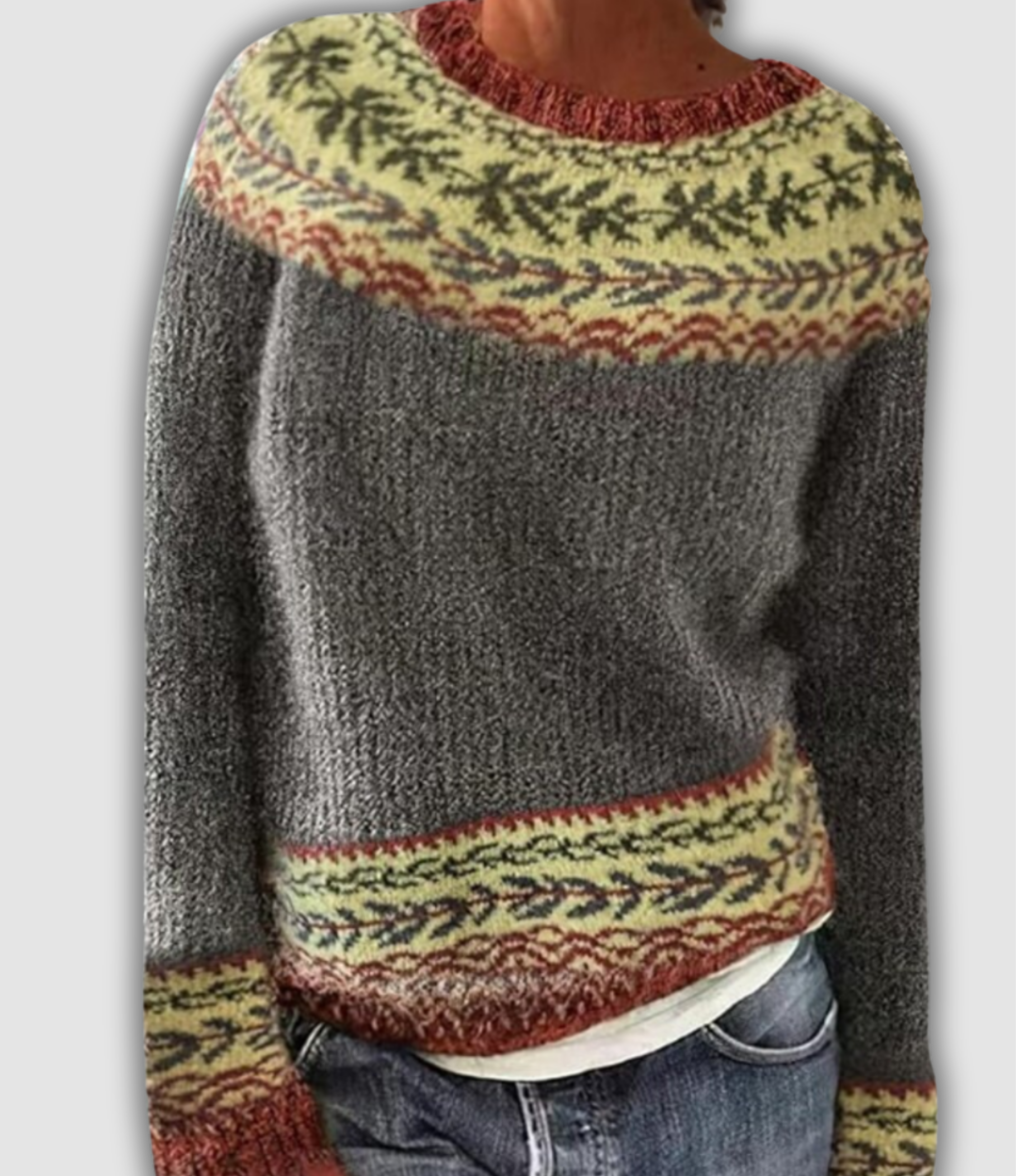 voguevina™ - Gemütlicher Retro Pullover