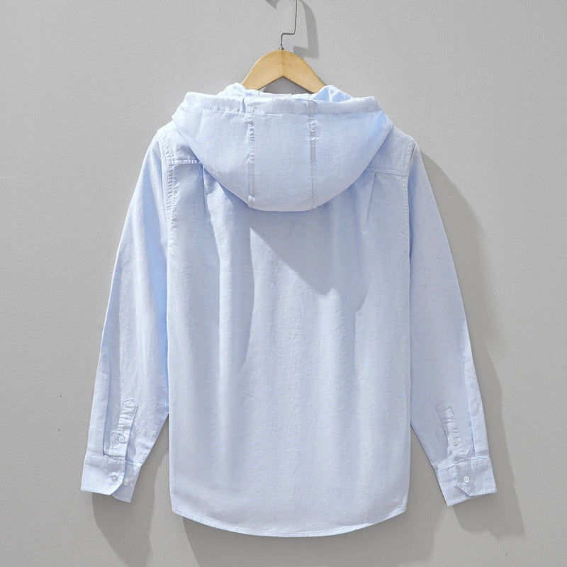 voguevina| Kapuzenpullover aus Leinen