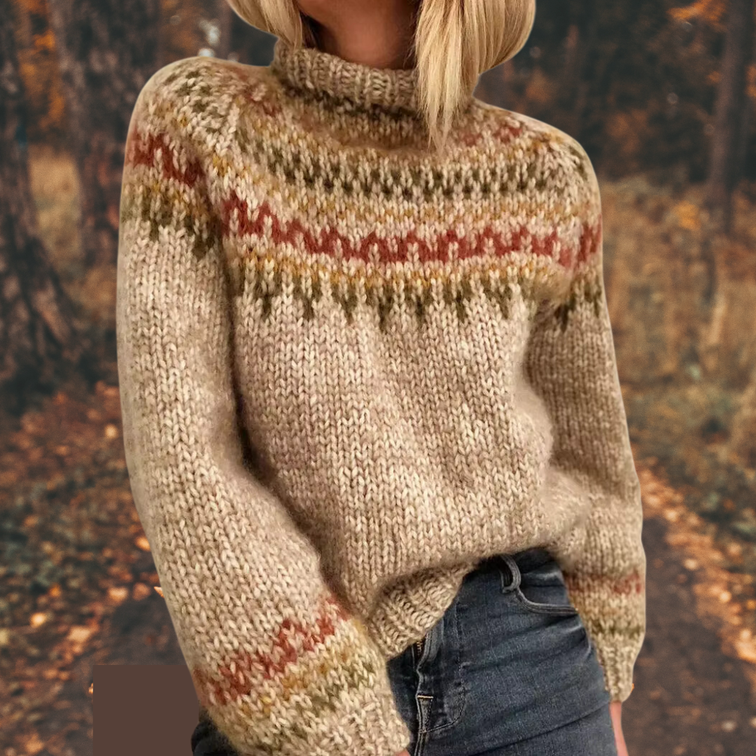 voguevina™ | Damen Nordic Strickpullover