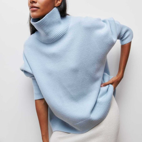 voguevina™ - Pullover mit hohem Kragen
