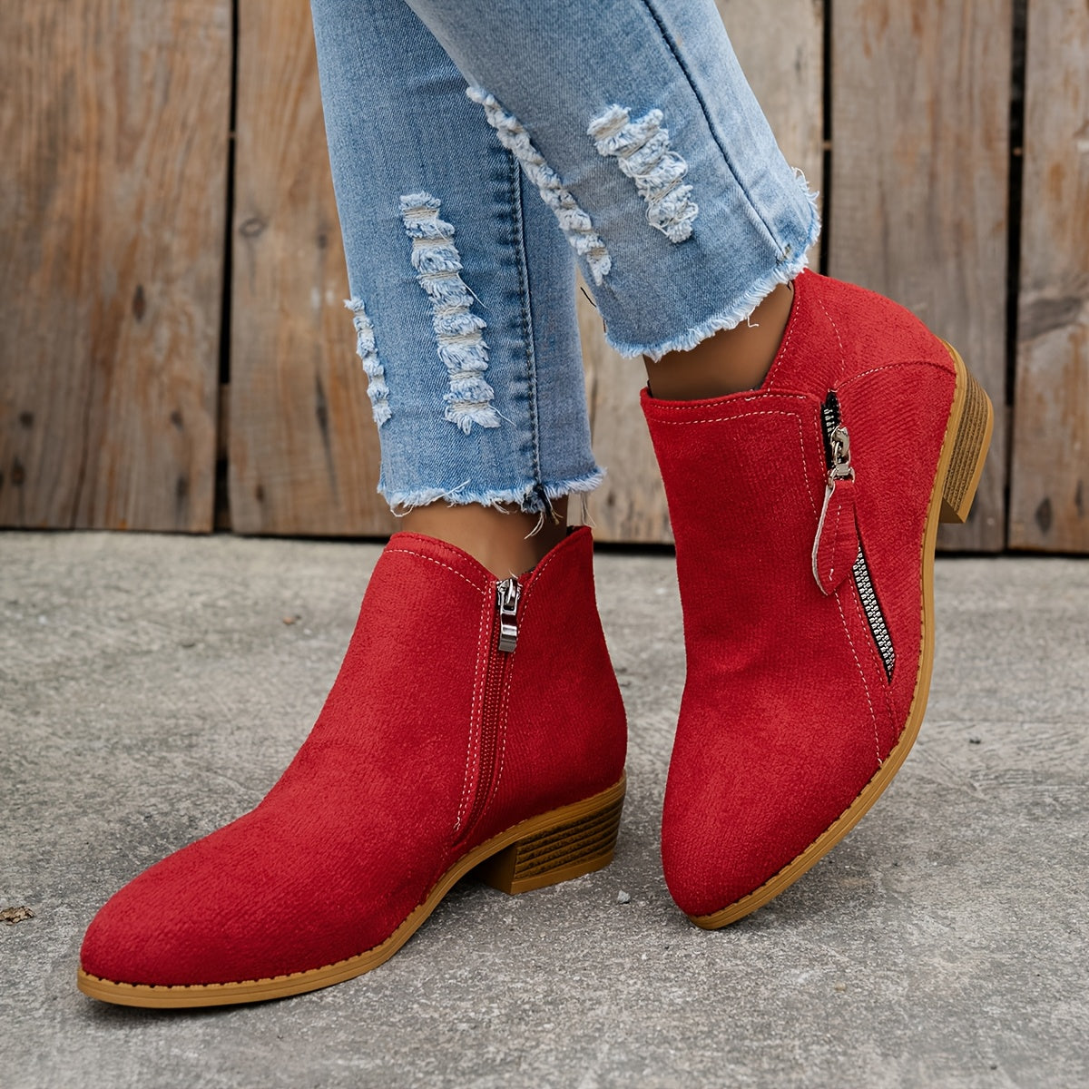 voguevina™ Bequeme Damen Stiefeletten, viele Farben, ideal für Herbst und Alltag