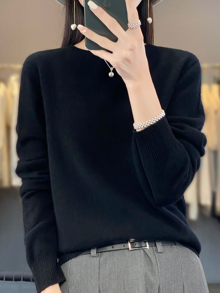 voguevina | Warmer Kaschmir-Pullover für kalte Tage
