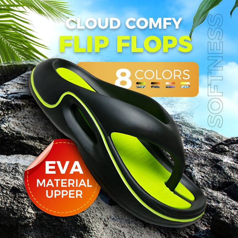 🔥🖤Black Friday Sale:50% OFF🔥Comfortable Summer Flip Flops with Thick Soles-blumpark
