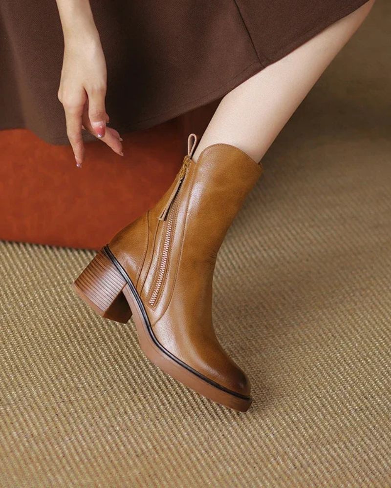 ISABELLE | ELEGANT ANKLE BOOTS-blumpark