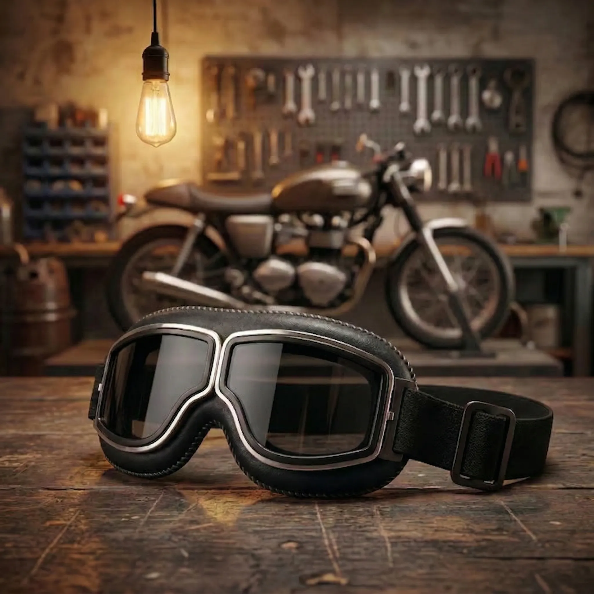 🔥 OTG Vintage Motorcycle Goggles (Fits Over Glasses)-blumpark