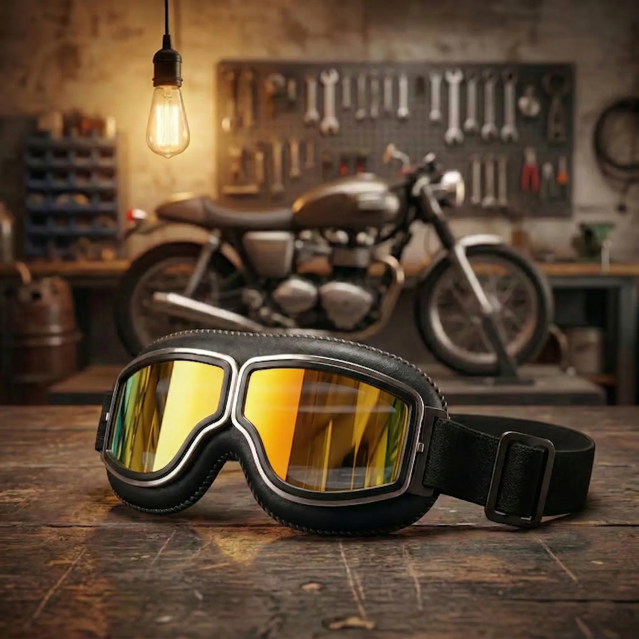 🔥 OTG Vintage Motorcycle Goggles (Fits Over Glasses)-blumpark