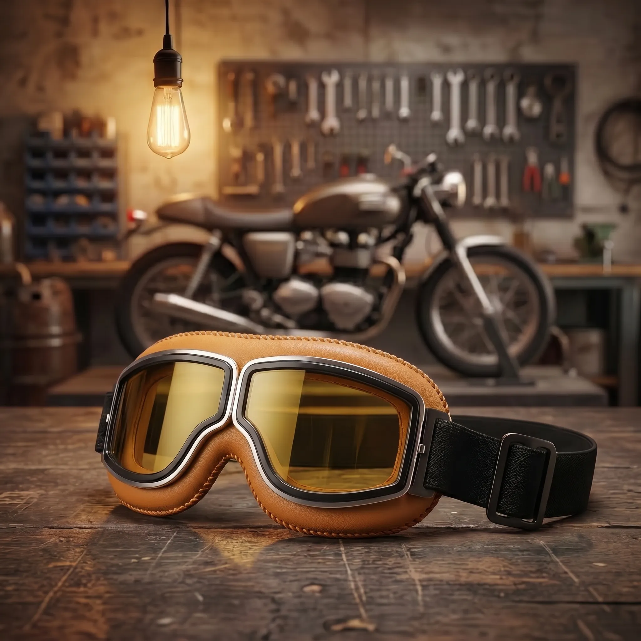 🔥 OTG Vintage Motorcycle Goggles (Fits Over Glasses)-blumpark