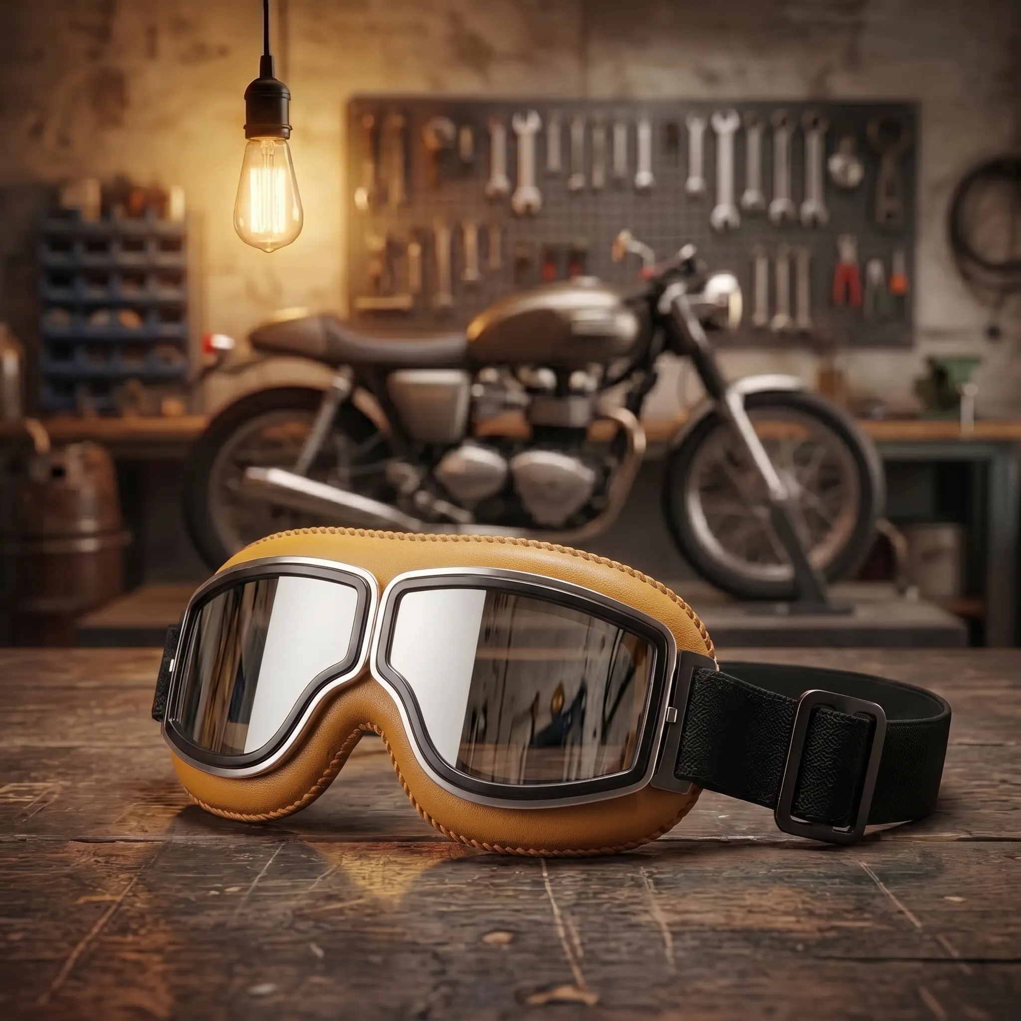 🔥 OTG Vintage Motorcycle Goggles (Fits Over Glasses)-blumpark