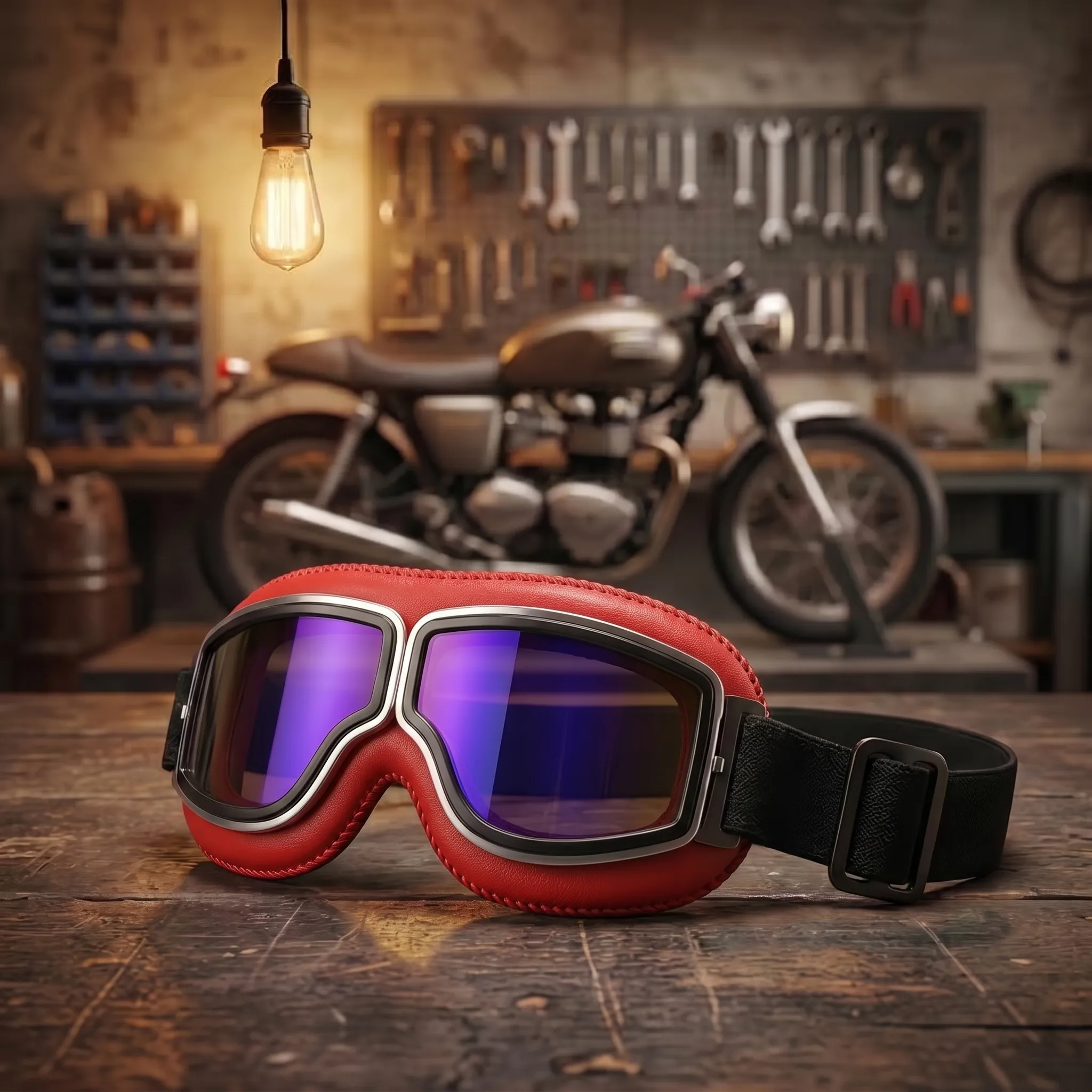 🔥 OTG Vintage Motorcycle Goggles (Fits Over Glasses)-blumpark