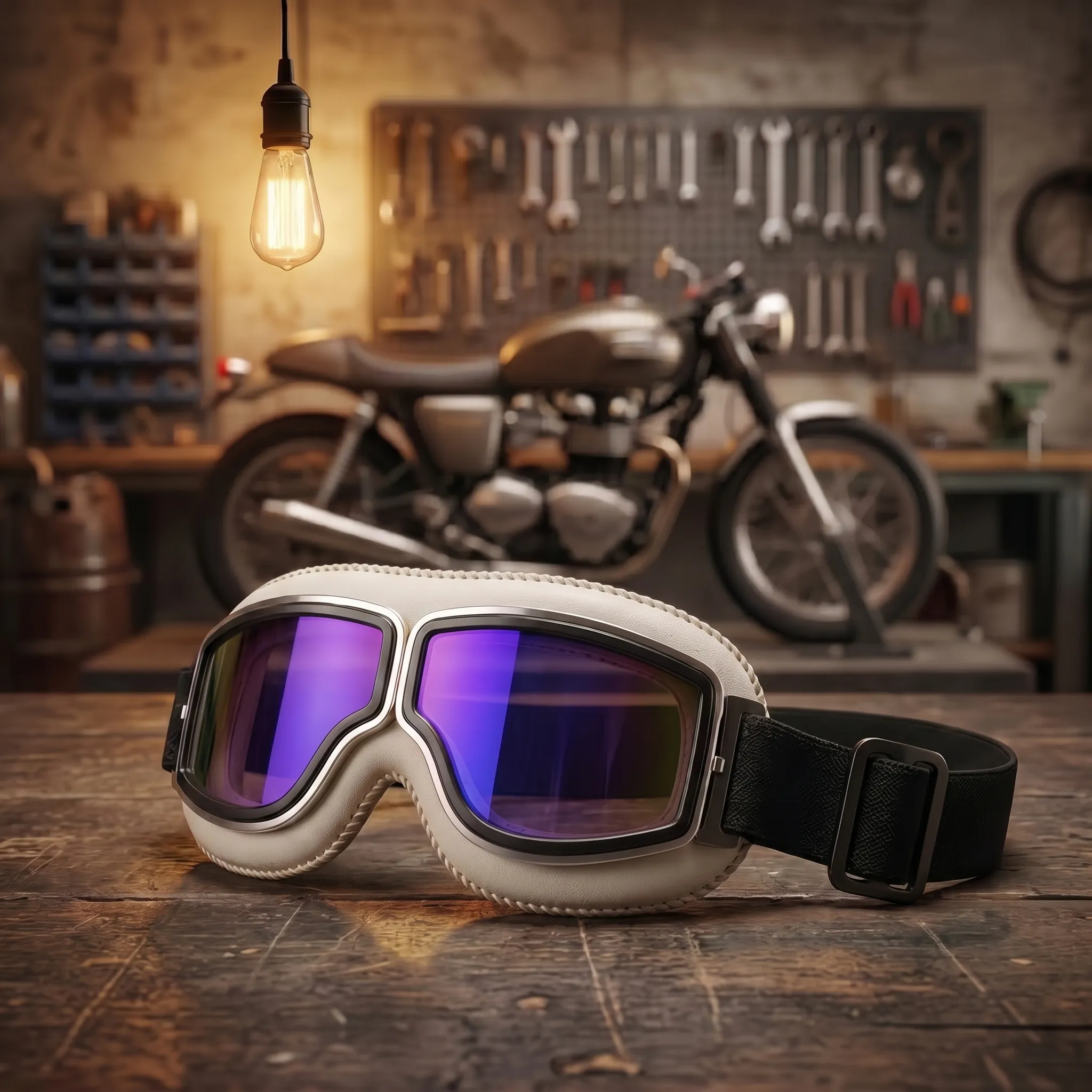 🔥 OTG Vintage Motorcycle Goggles (Fits Over Glasses)-blumpark