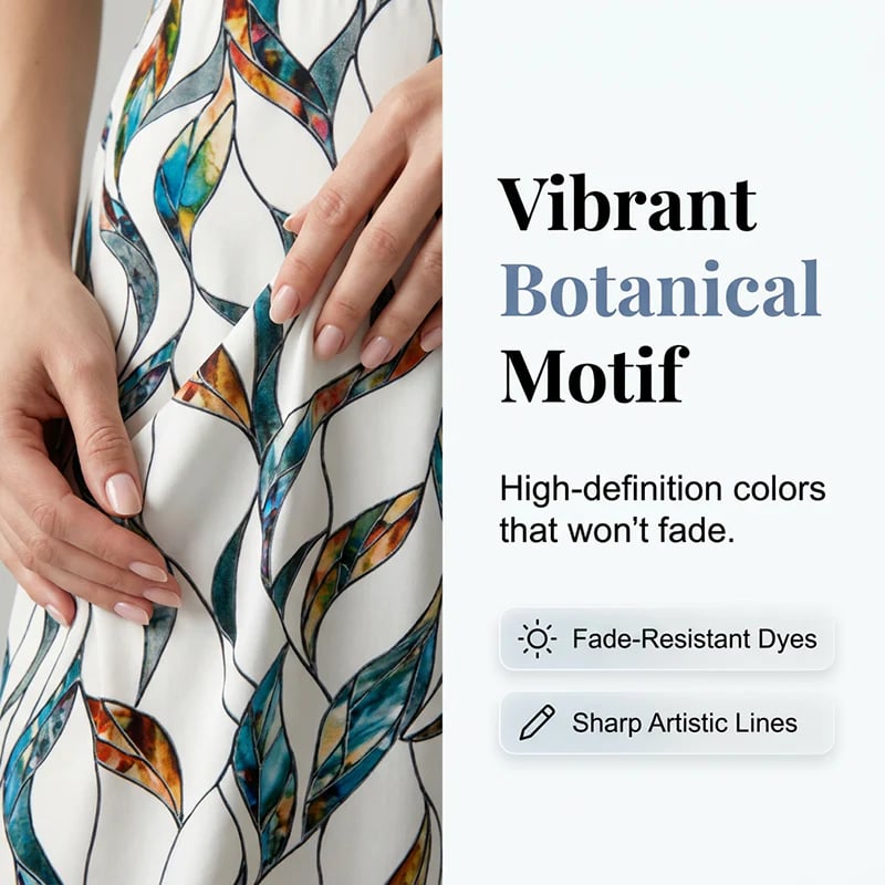 👚  NOW! 🌸 Women's Side-Tie Top & Patterned Pants Set – Flowy, adjustable fit & perfect for summer vacations or resort wear 👖-blumpark