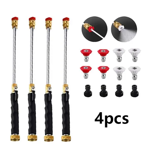 Hydro Jet Power Washer – Turn Your Garden Hose into a High-Pressure Cleaner | 2 Nozzles & Quick Connect-blumpark