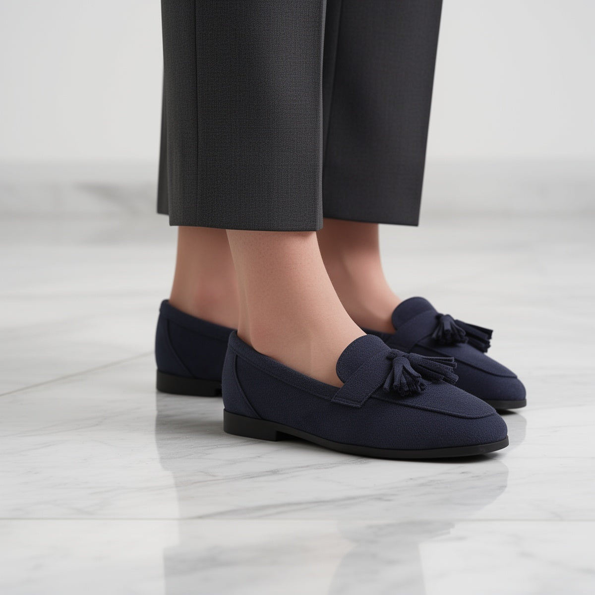 JACQUELINE | COMFORT TASSEL LOAFERS-blumpark