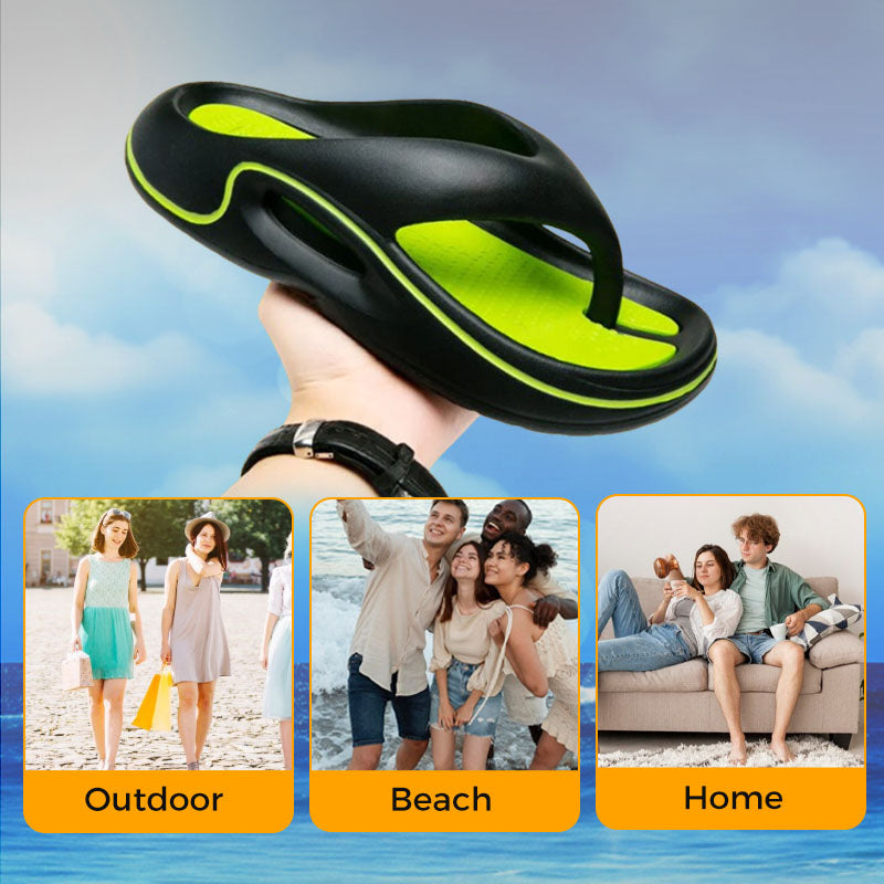 🔥🖤Black Friday Sale:50% OFF🔥Comfortable Summer Flip Flops with Thick Soles-blumpark