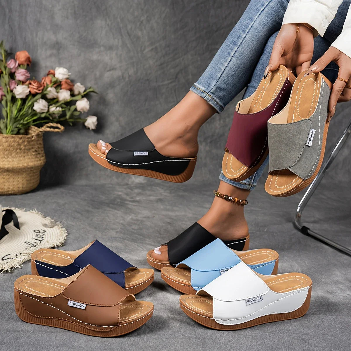 TAMARA | CLASSIC COMFORT WALKING SANDALS-blumpark